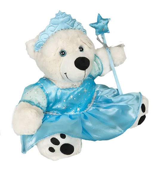 8" Blue Snow Princess Gown