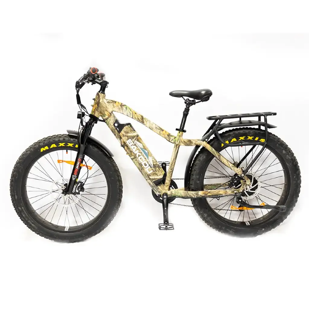 Bakcou Flatlander 750W 48V Fat Tire Electric Hunting Bike