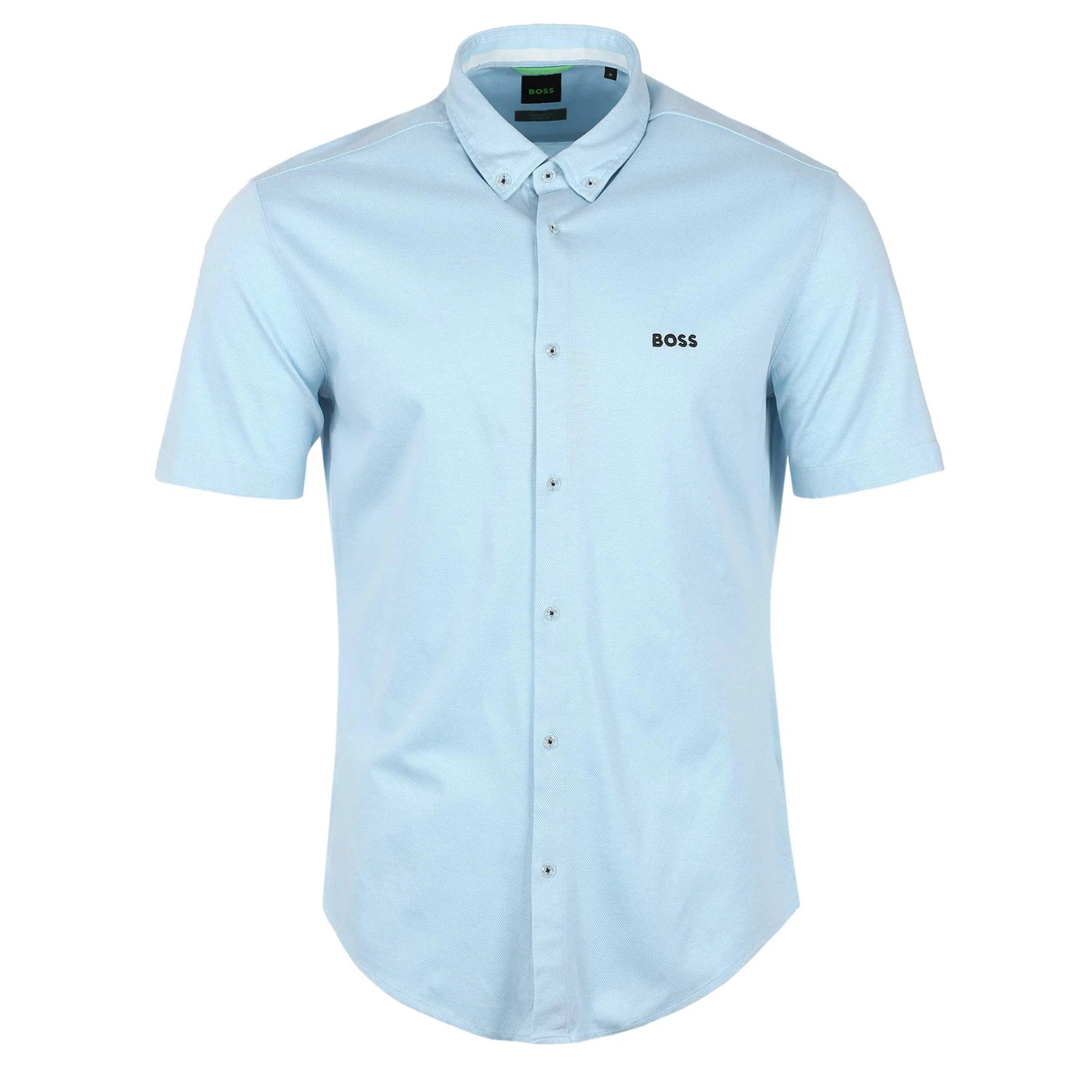 BOSS Biadia R Short Sleeve Shirt in Sky Blue