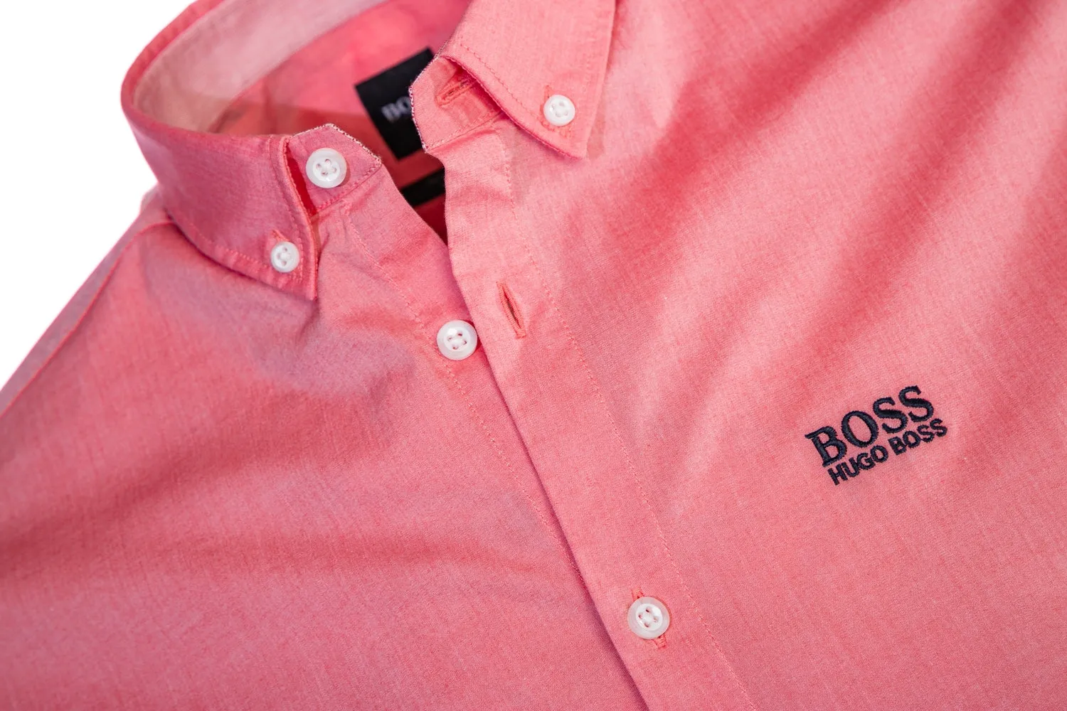 BOSS Biadia_R Short Sleeve Shirt in Bright Red