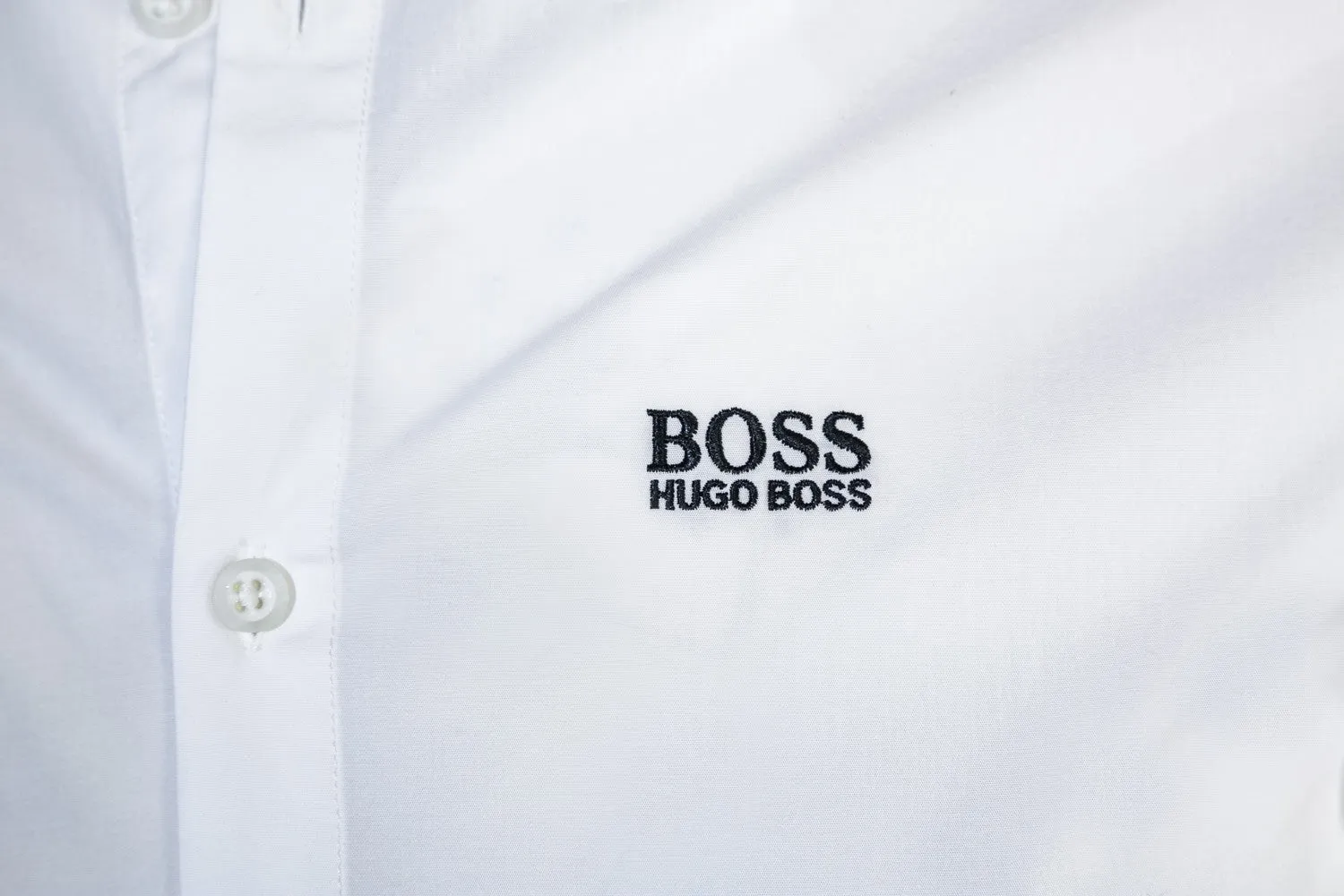 BOSS Biadia_R Short Sleeve Shirt in White