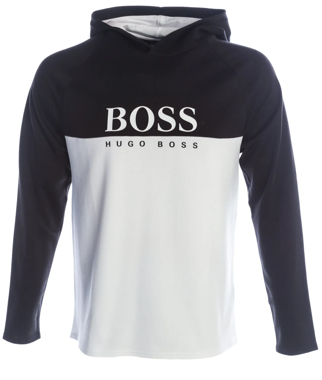 BOSS Jacquard O.T.H Sweat Top in Black