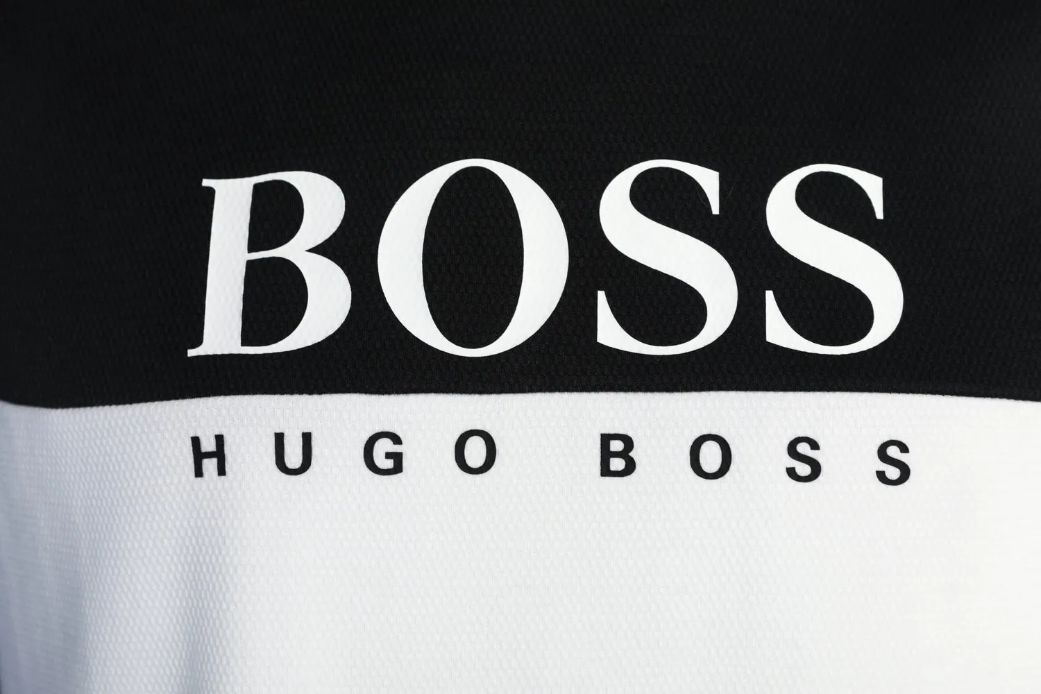 BOSS Jacquard O.T.H Sweat Top in Black