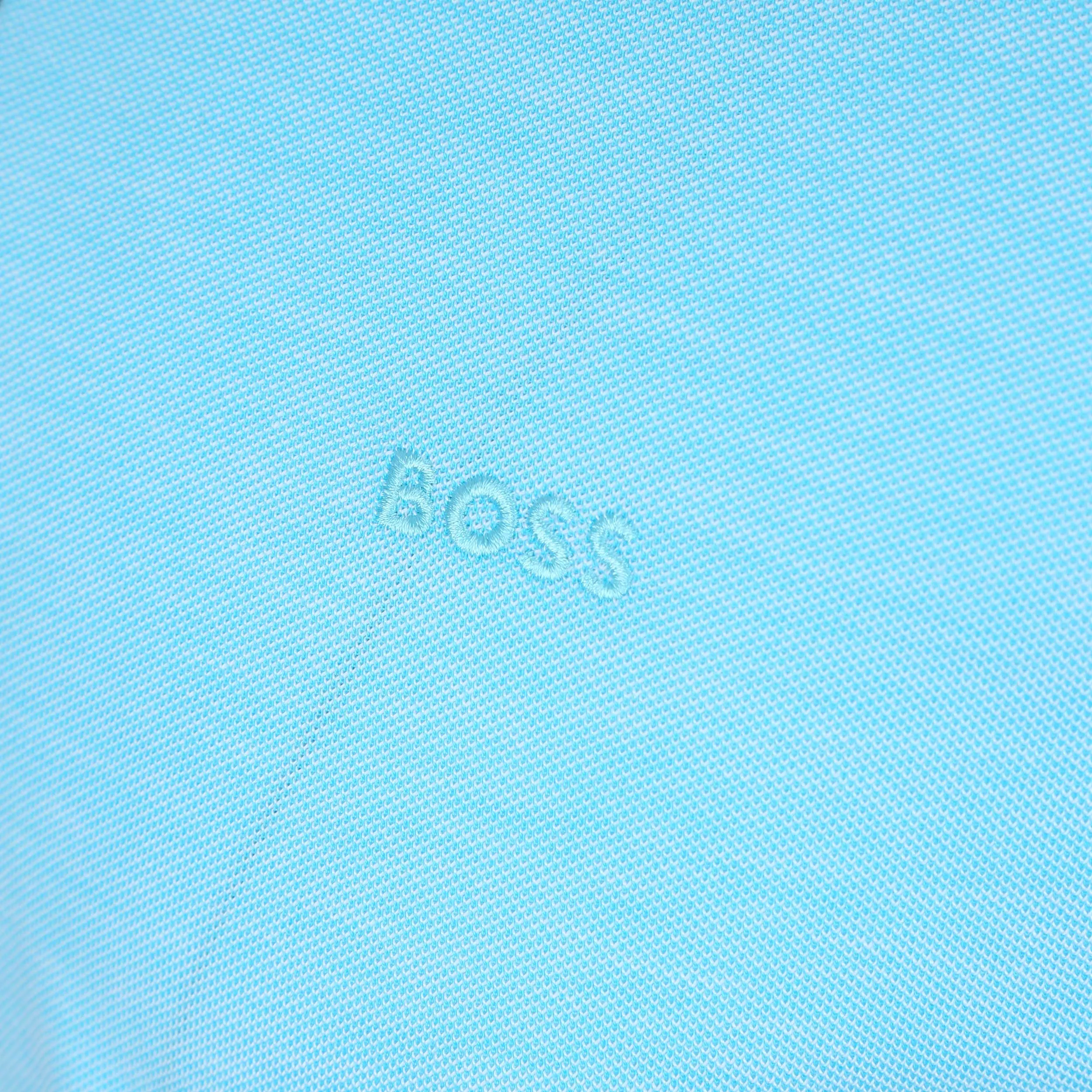 BOSS Prout 28 Polo Shirt in Aqua Blue