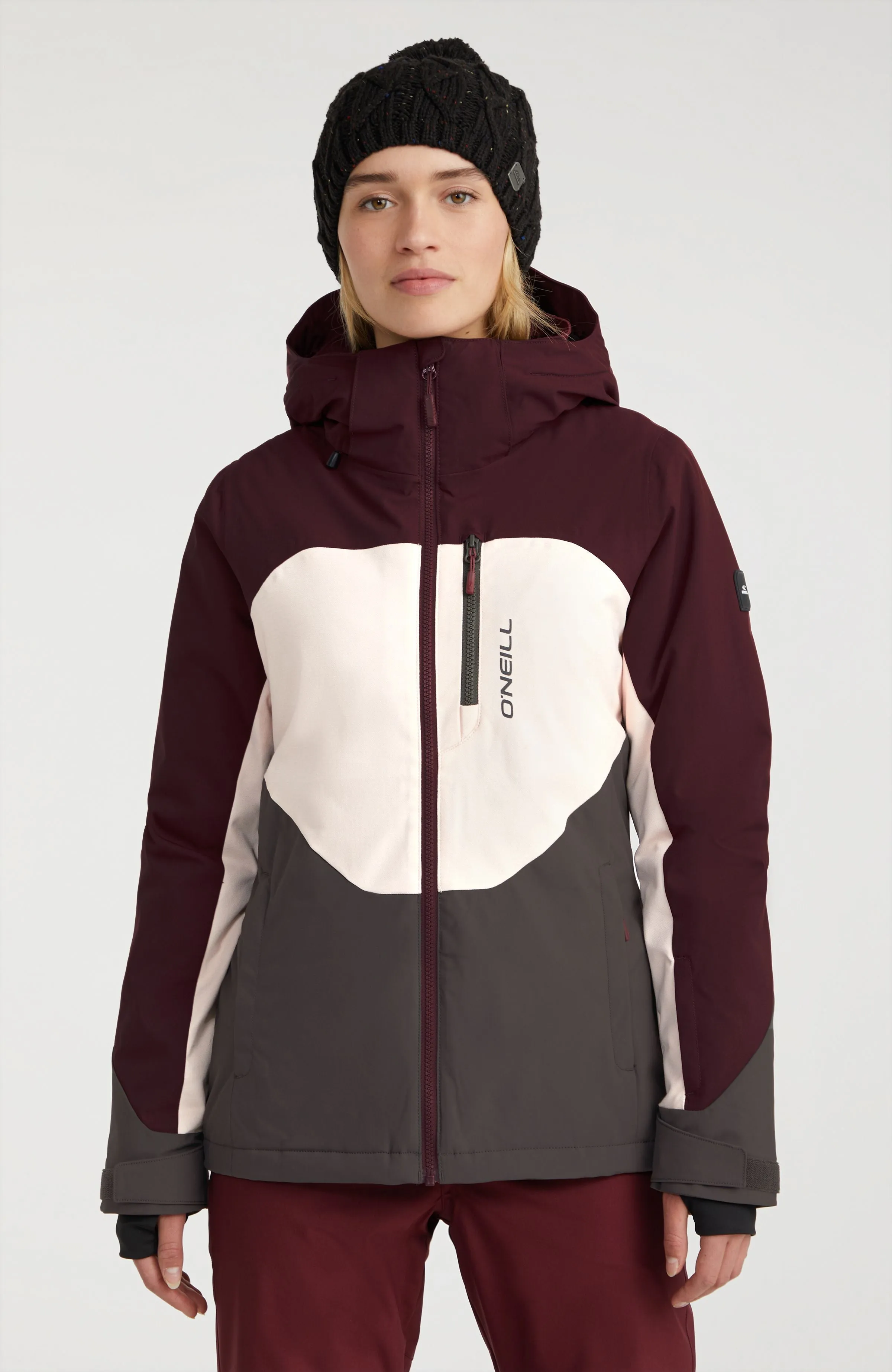 Carbonite Snow Jacket | Windsor Wine Colour Block