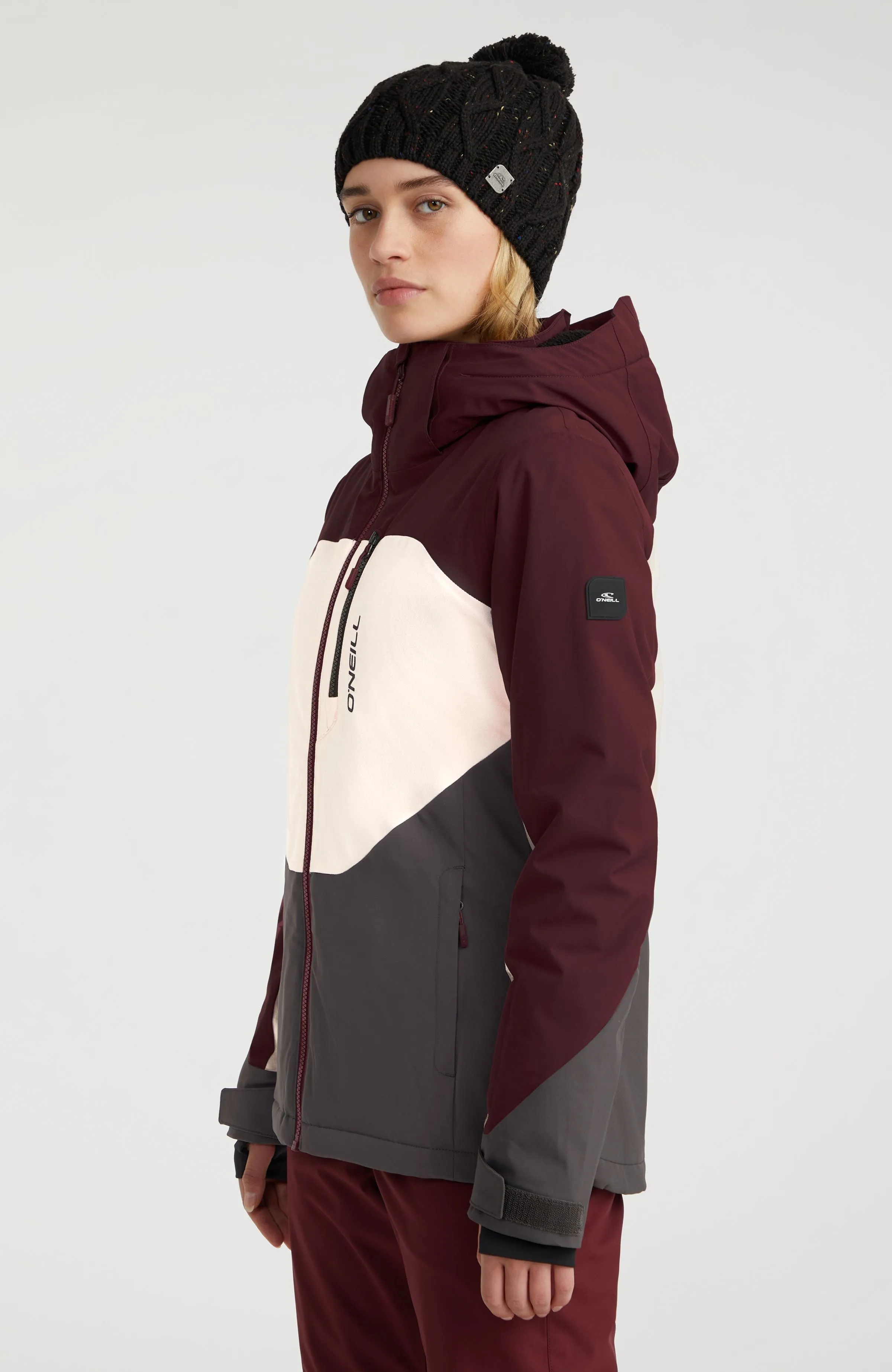 Carbonite Snow Jacket | Windsor Wine Colour Block