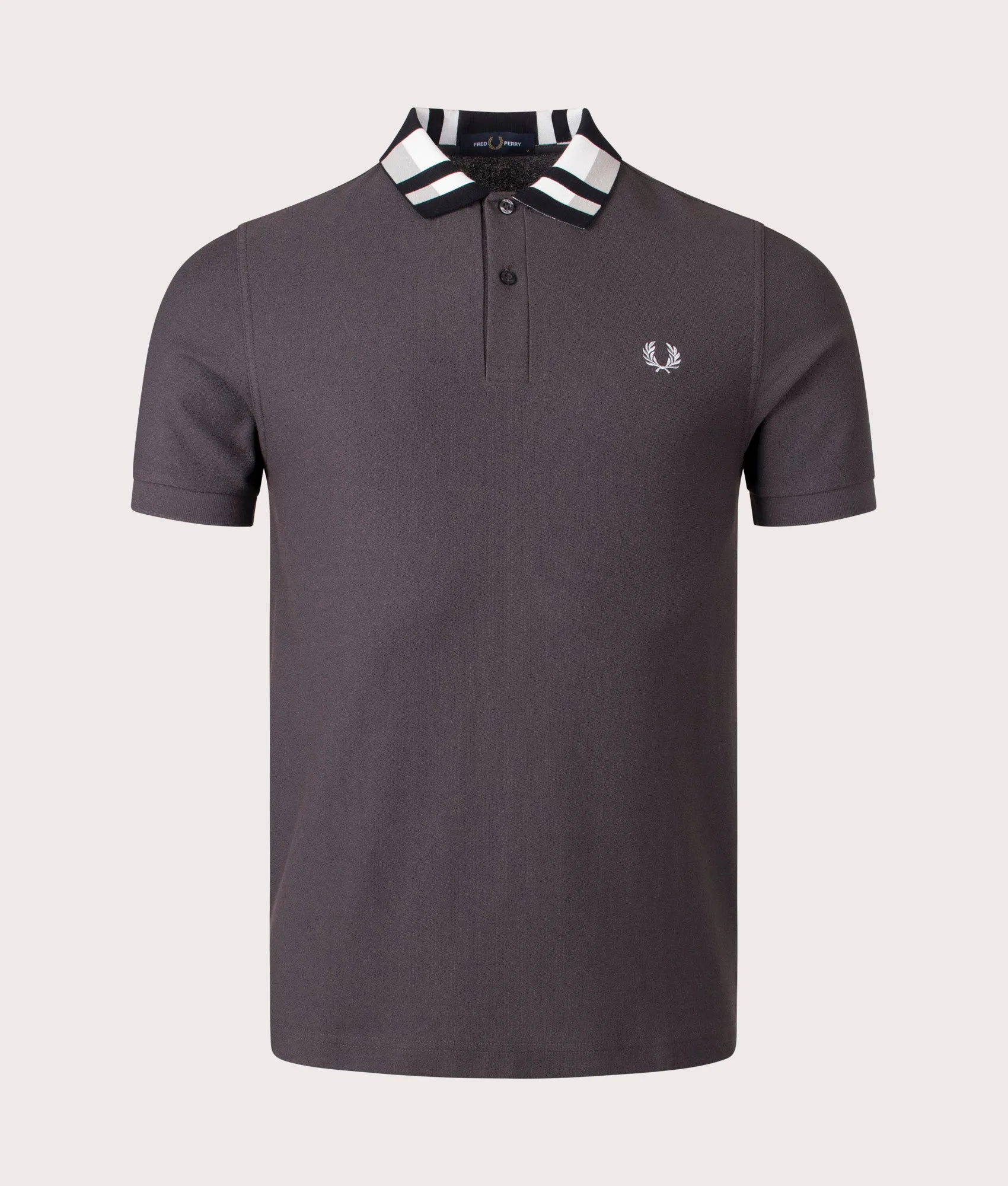 Chequerboard Collar Polo Shirt