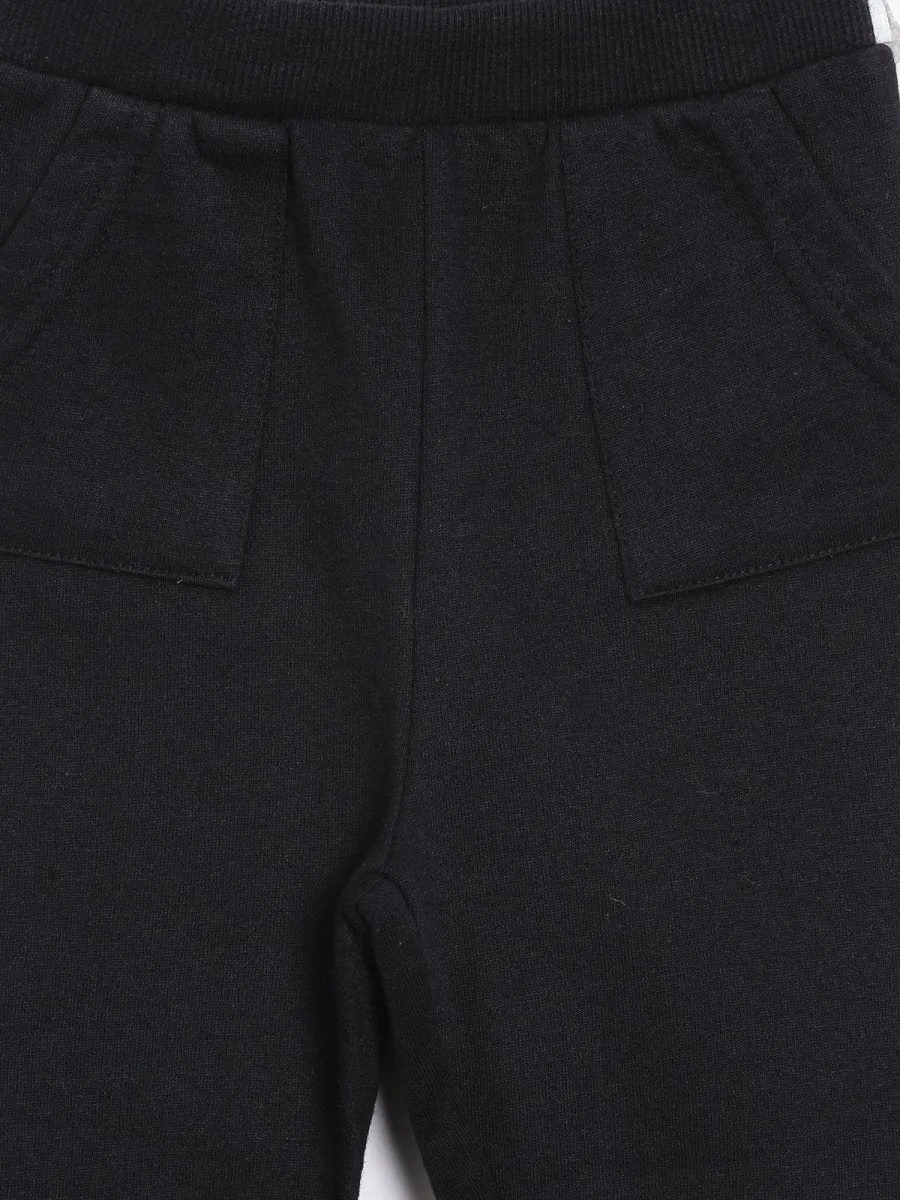 Combo of 3 Sweatpants-Grey, Navy Blue and Black