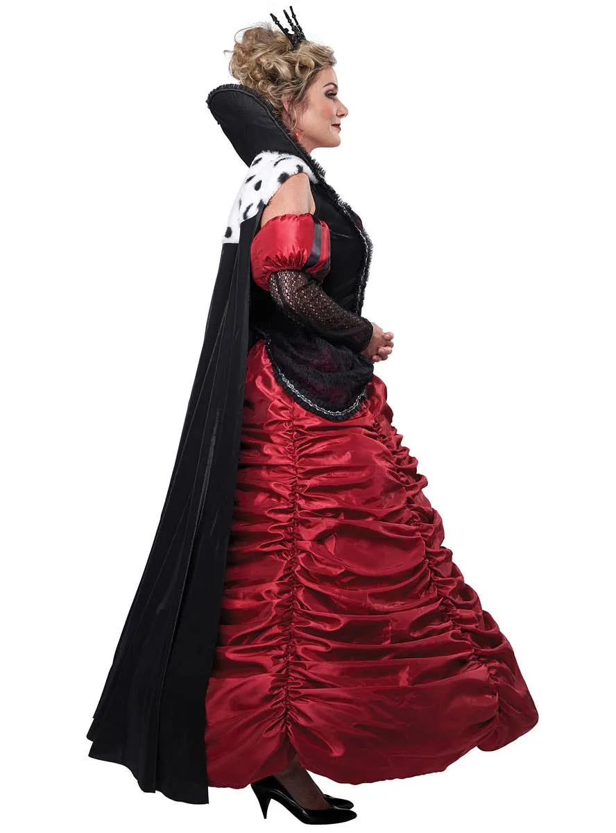 Dark Queen Of Hearts Deluxe Womens Storybook Costume