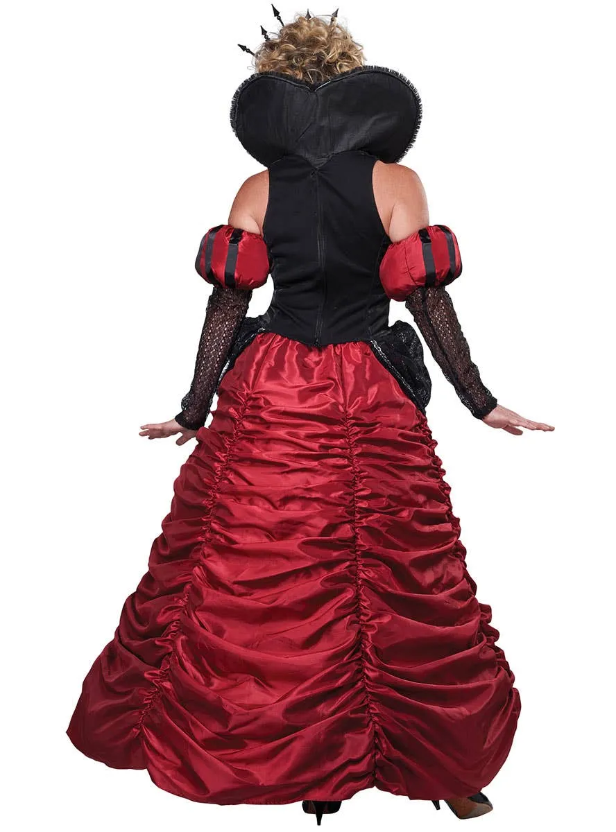 Dark Queen Of Hearts Deluxe Womens Storybook Costume