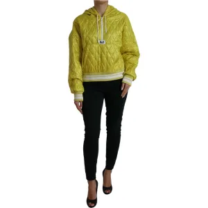 Dolce & Gabbana Radiant Yellow Hooded Jacket