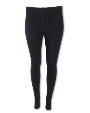 Black Fleece-lined Leggings