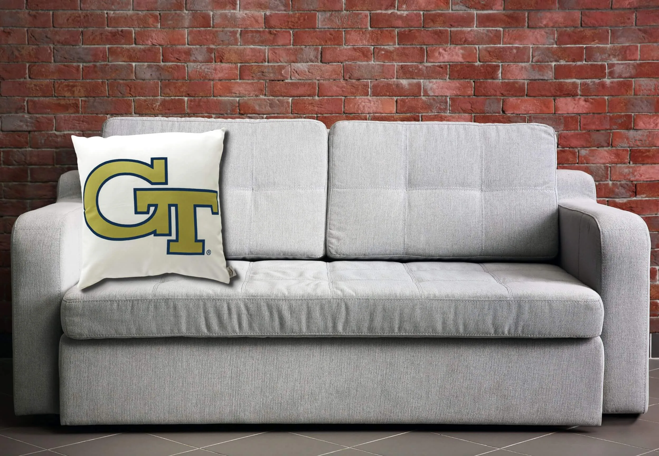 Georgia Tech Logo Throw Pillow Cover | GA TECH