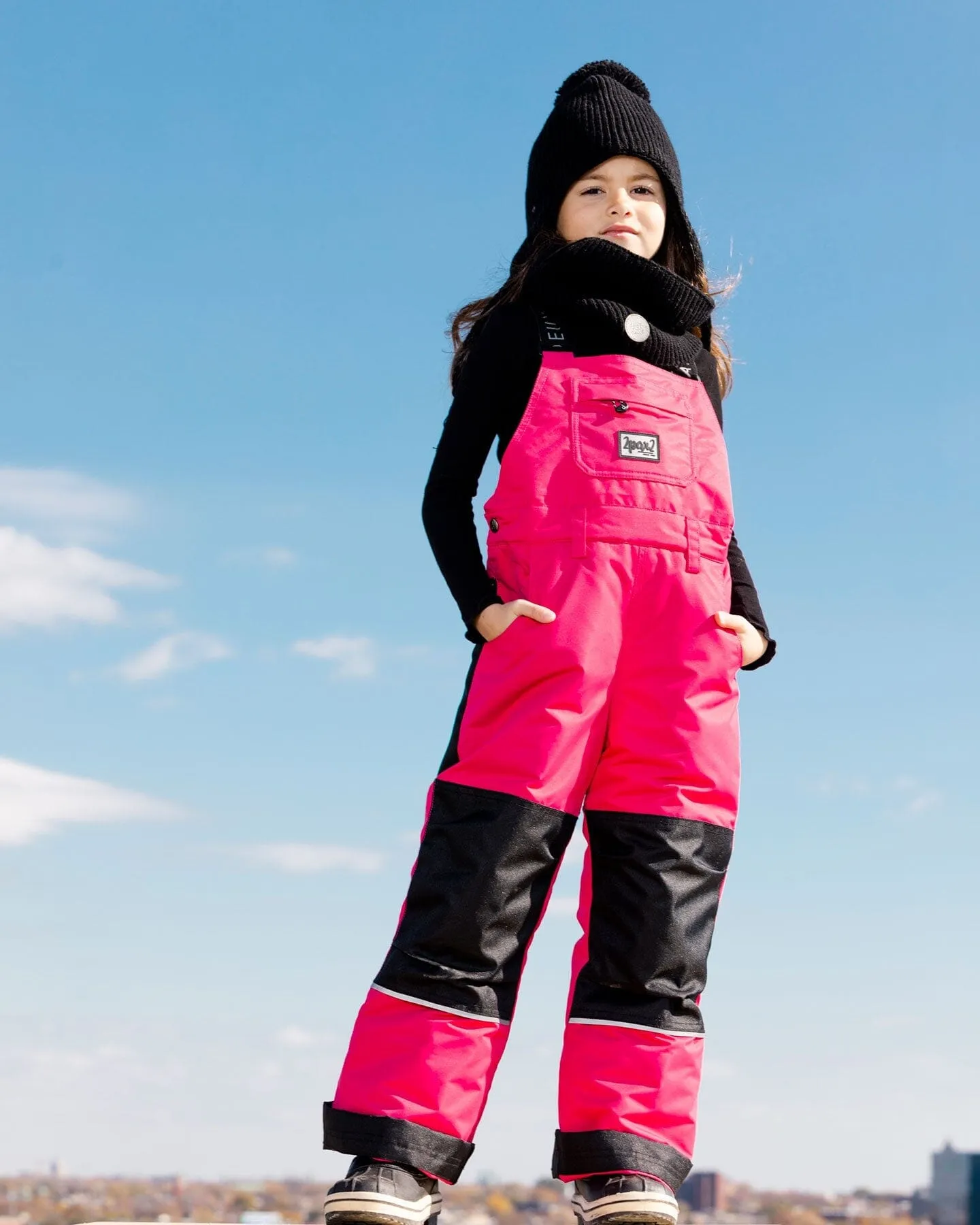 Girls Snow Pants Fuchsia