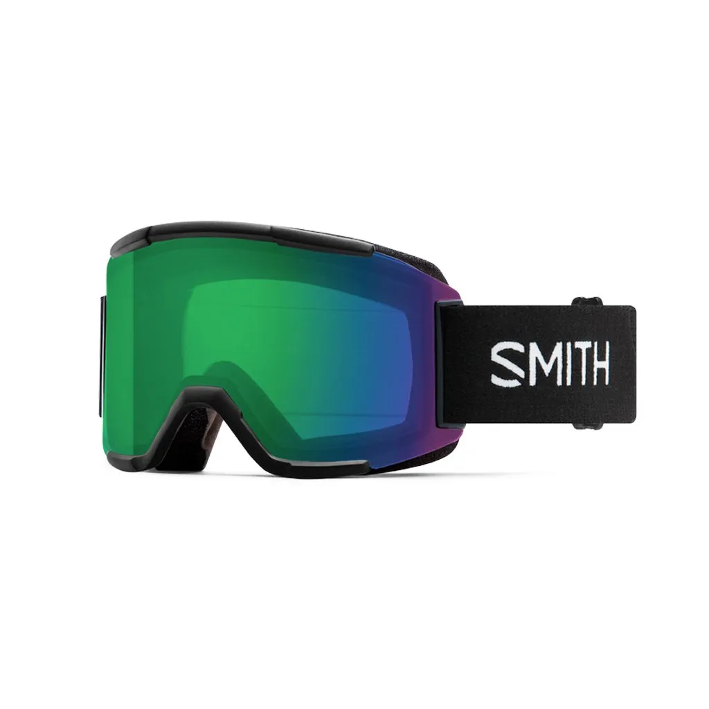 Goggles Smith Squad Black - ChromaPop Everyday Green Mirror