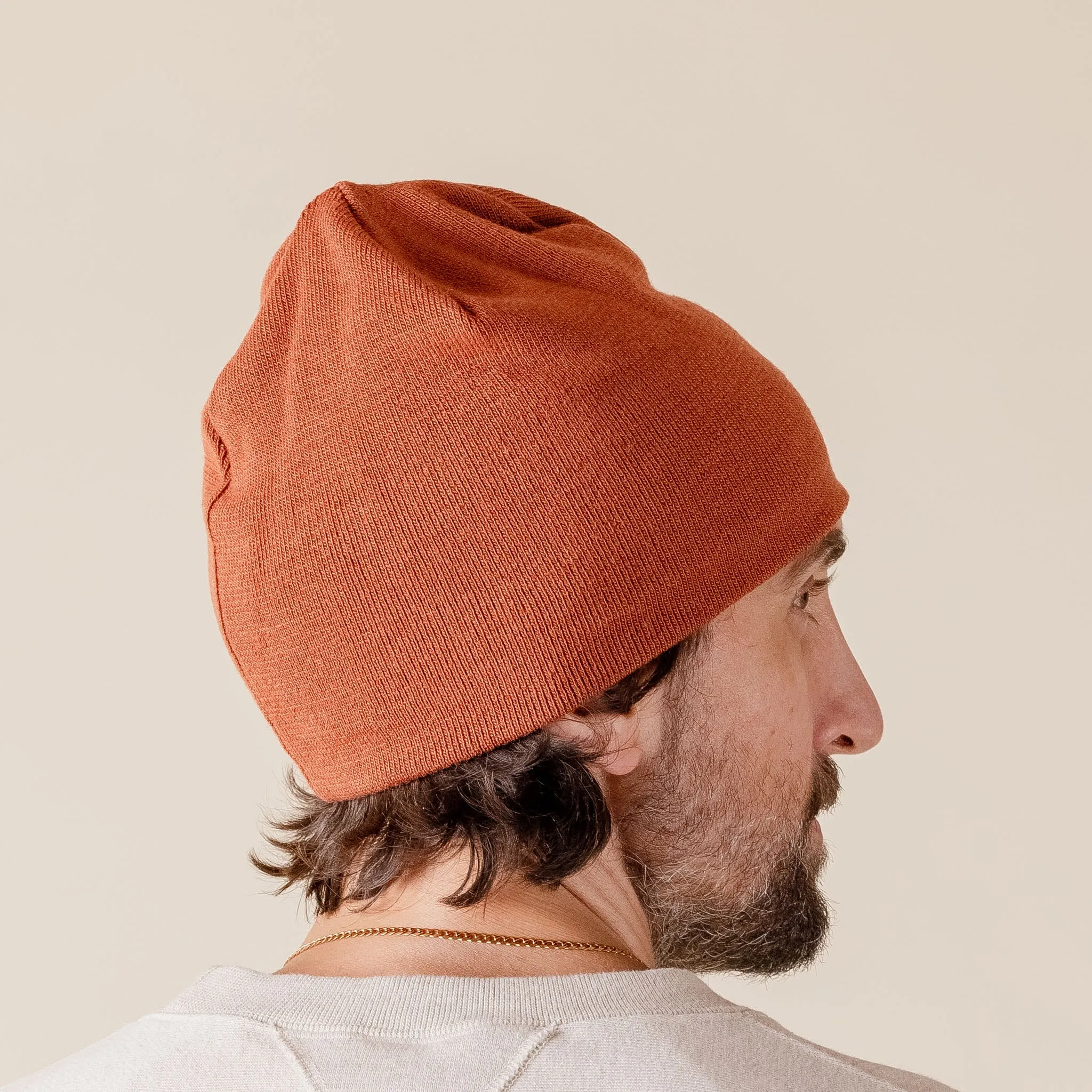 Goldwin - Logo Beanie - Rust