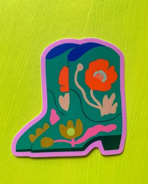 Green Boots Sticker