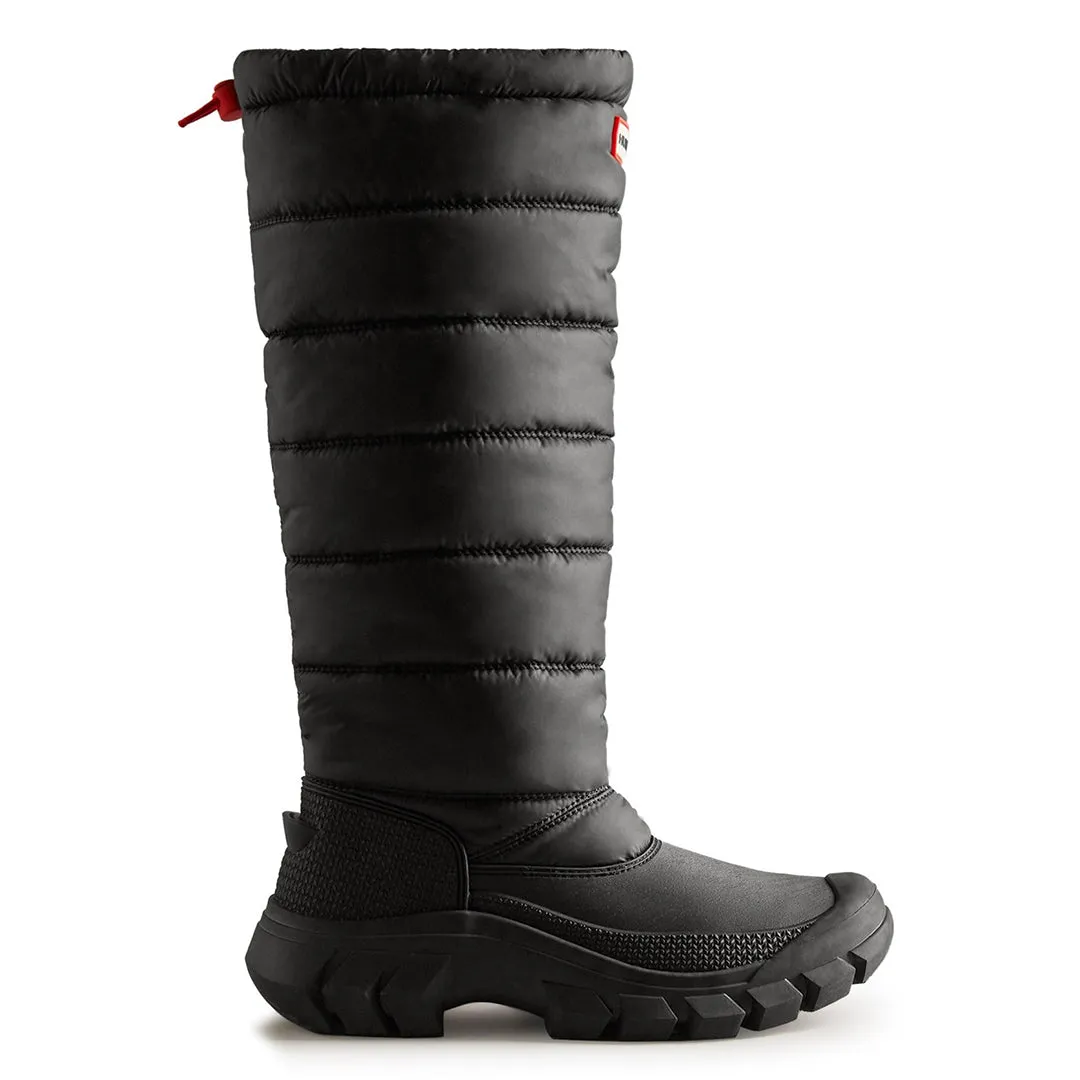 High-Quality Black Tall Womens Snow Boot by Hunter