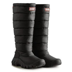 High-Quality Black Tall Womens Snow Boot by Hunter