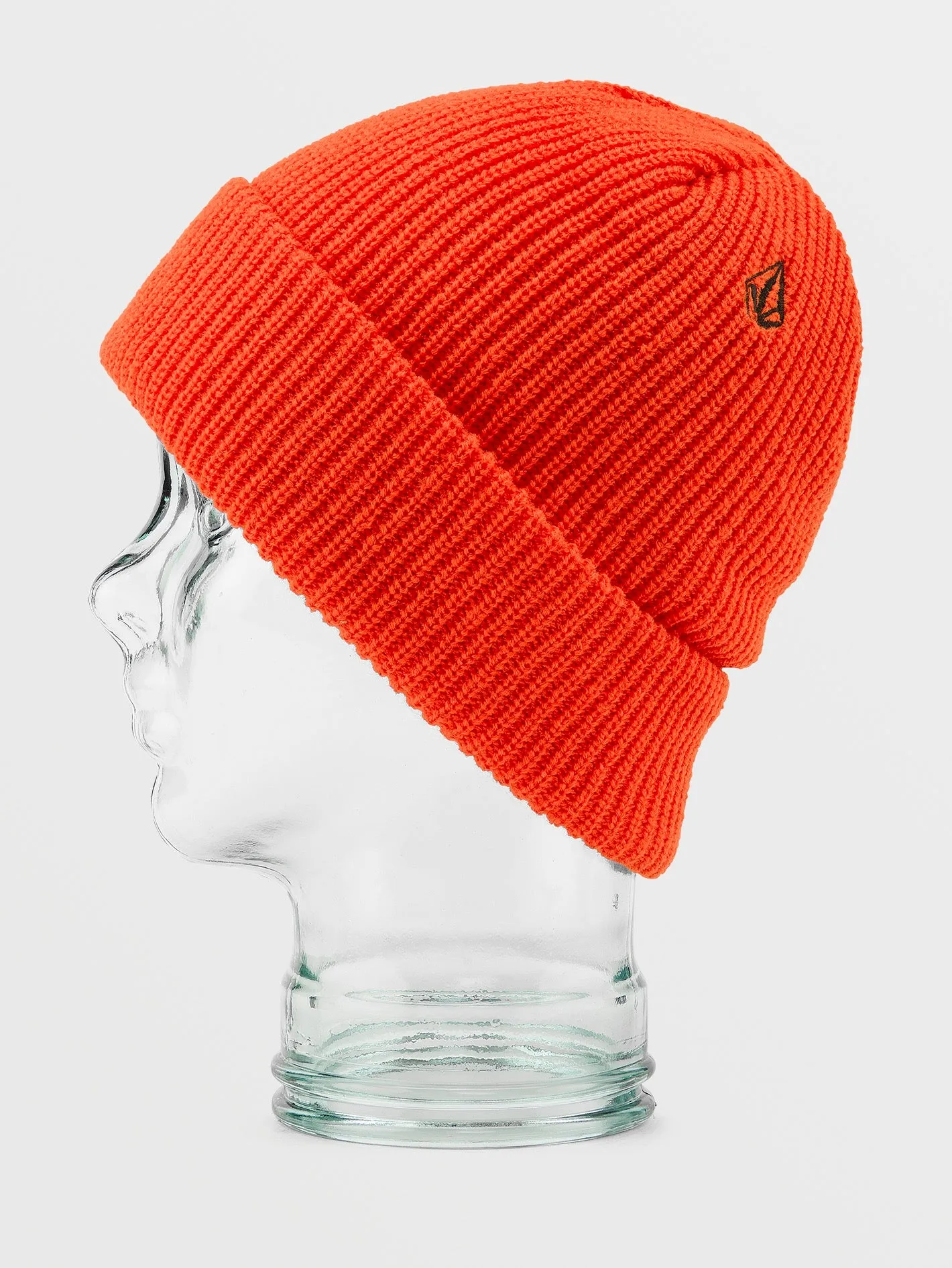 Kids Lined Beanie - Orange Shock