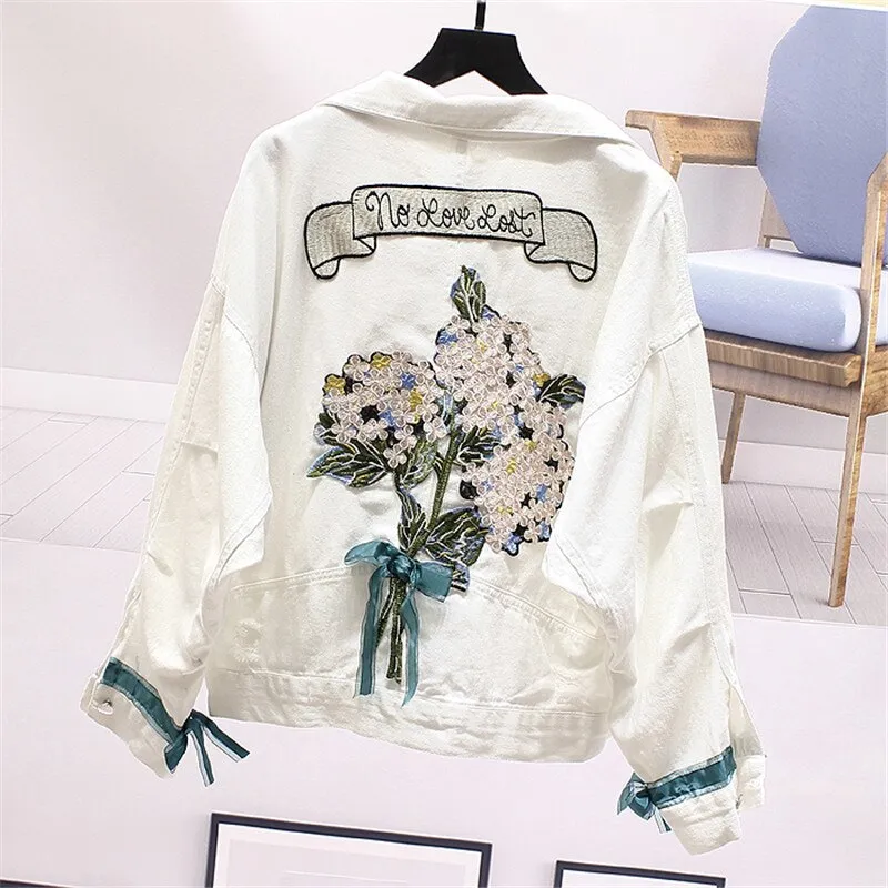 Korean style Denim Jacket Coat