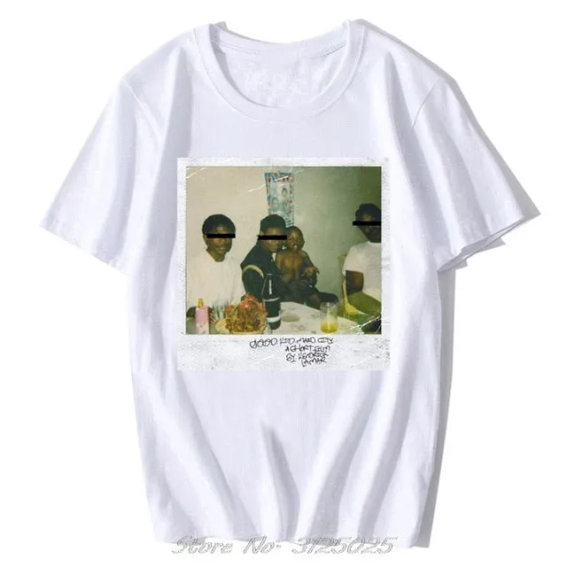 Lamar Good Kid  Loose Print T Shirt