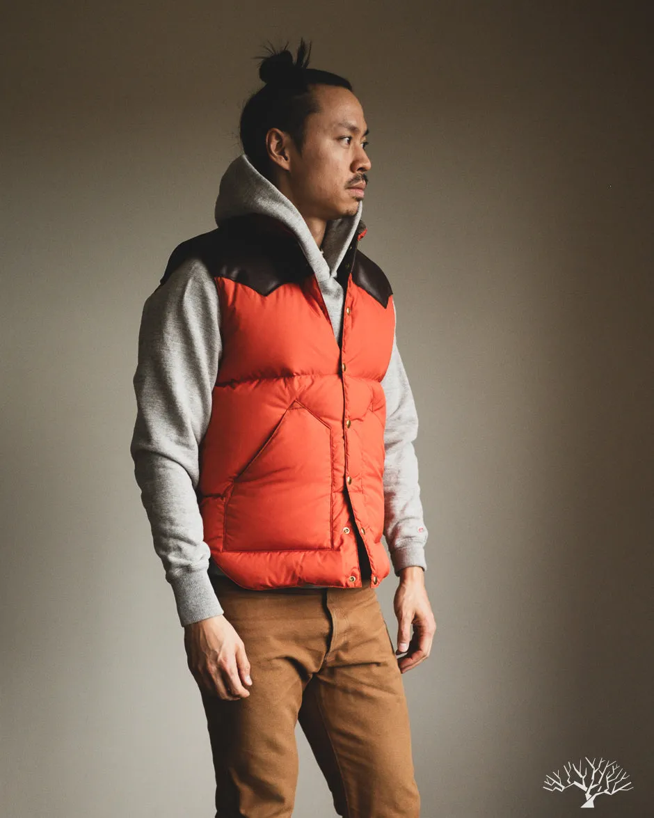 Lot 2221 - Rocky Mountain x Warehouse Nylon Down Vest - Brick