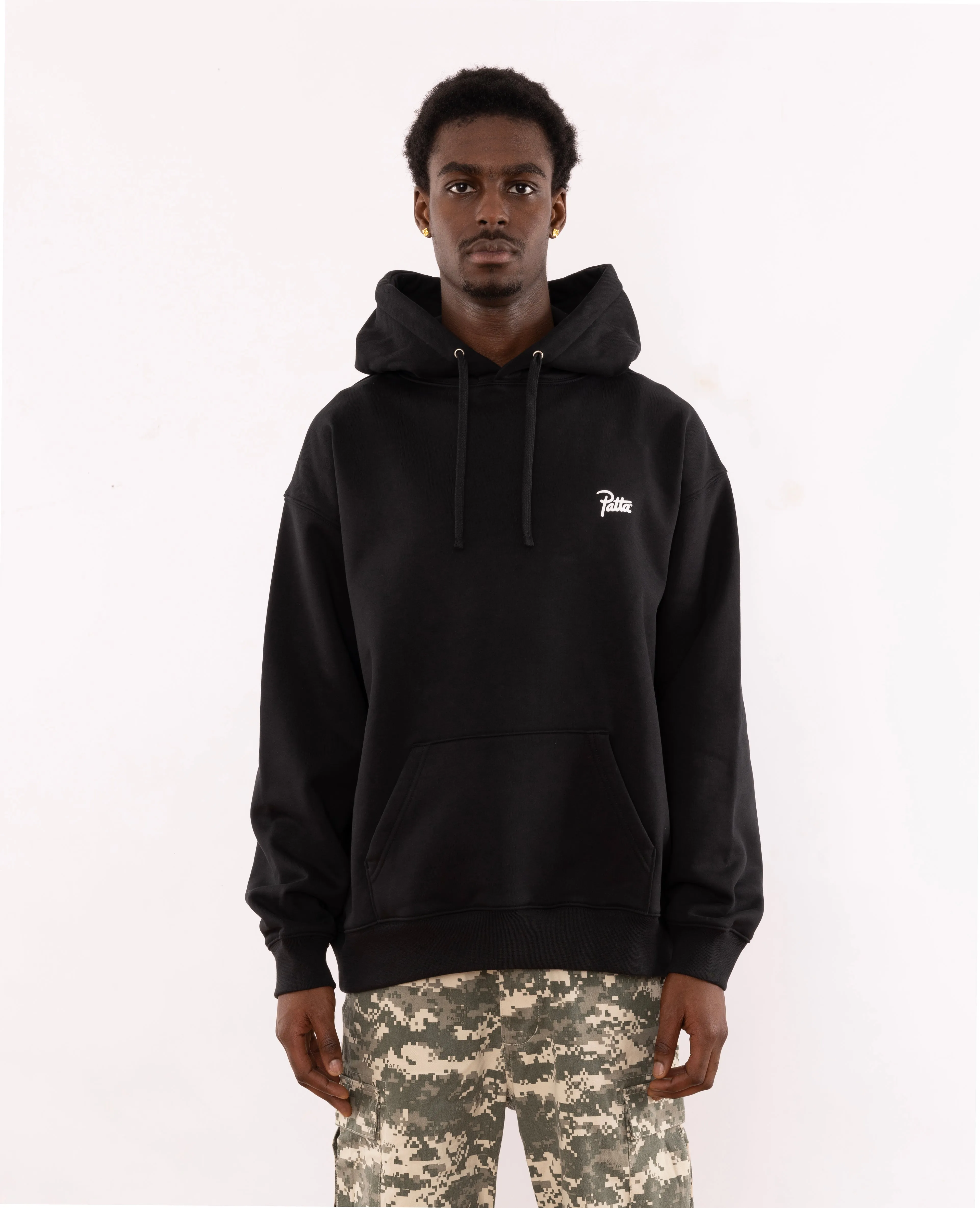 Patta Fovever And Always Boxy Hooded Sweater (Black)