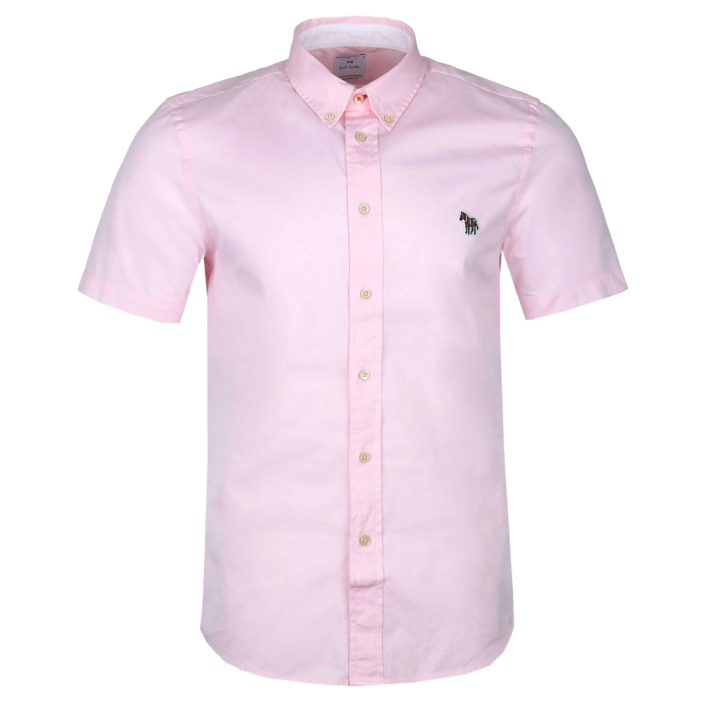 Paul Smith Tailored Fit SS Shirt in Pink