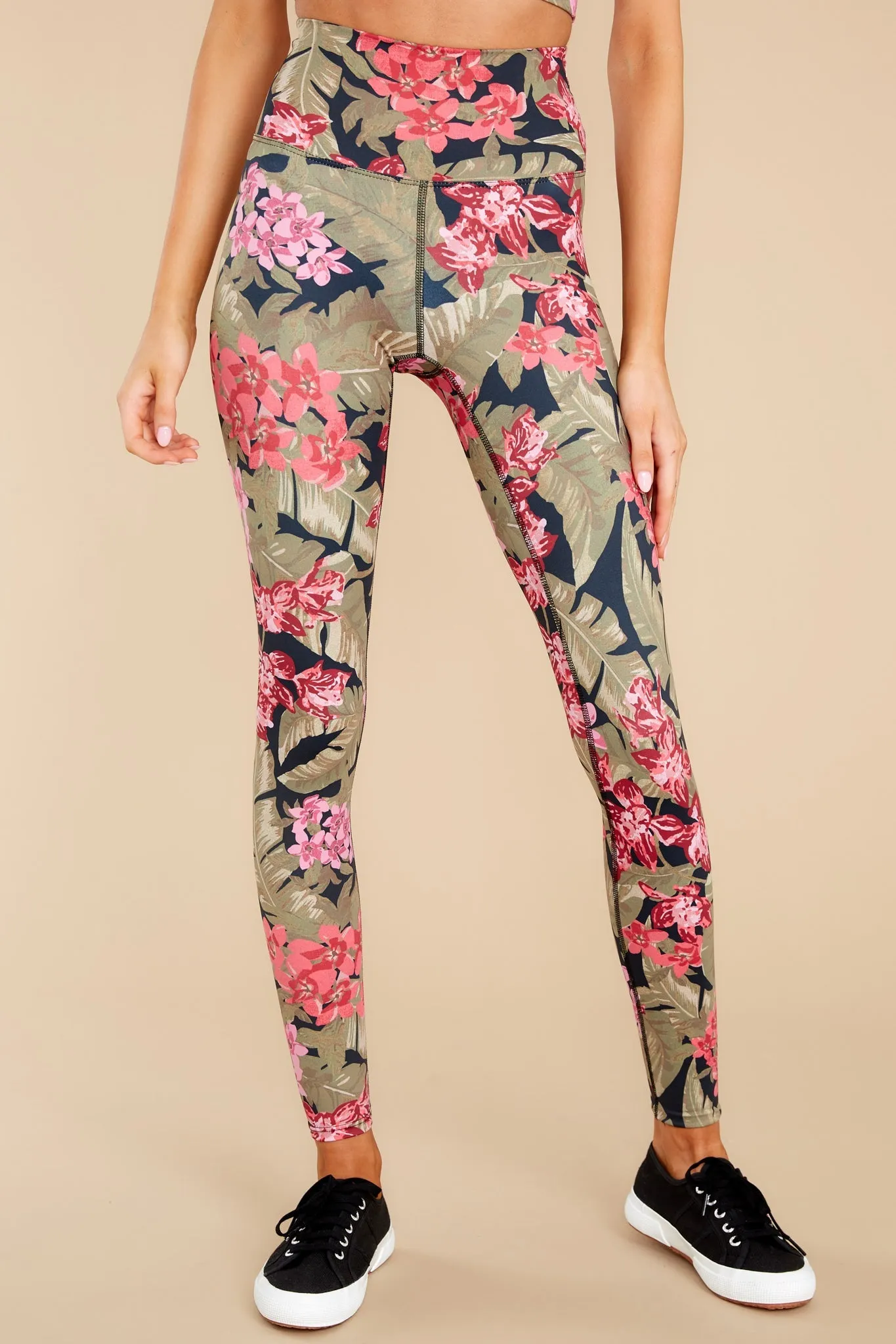 Piper Fuchsia Orchid Legging