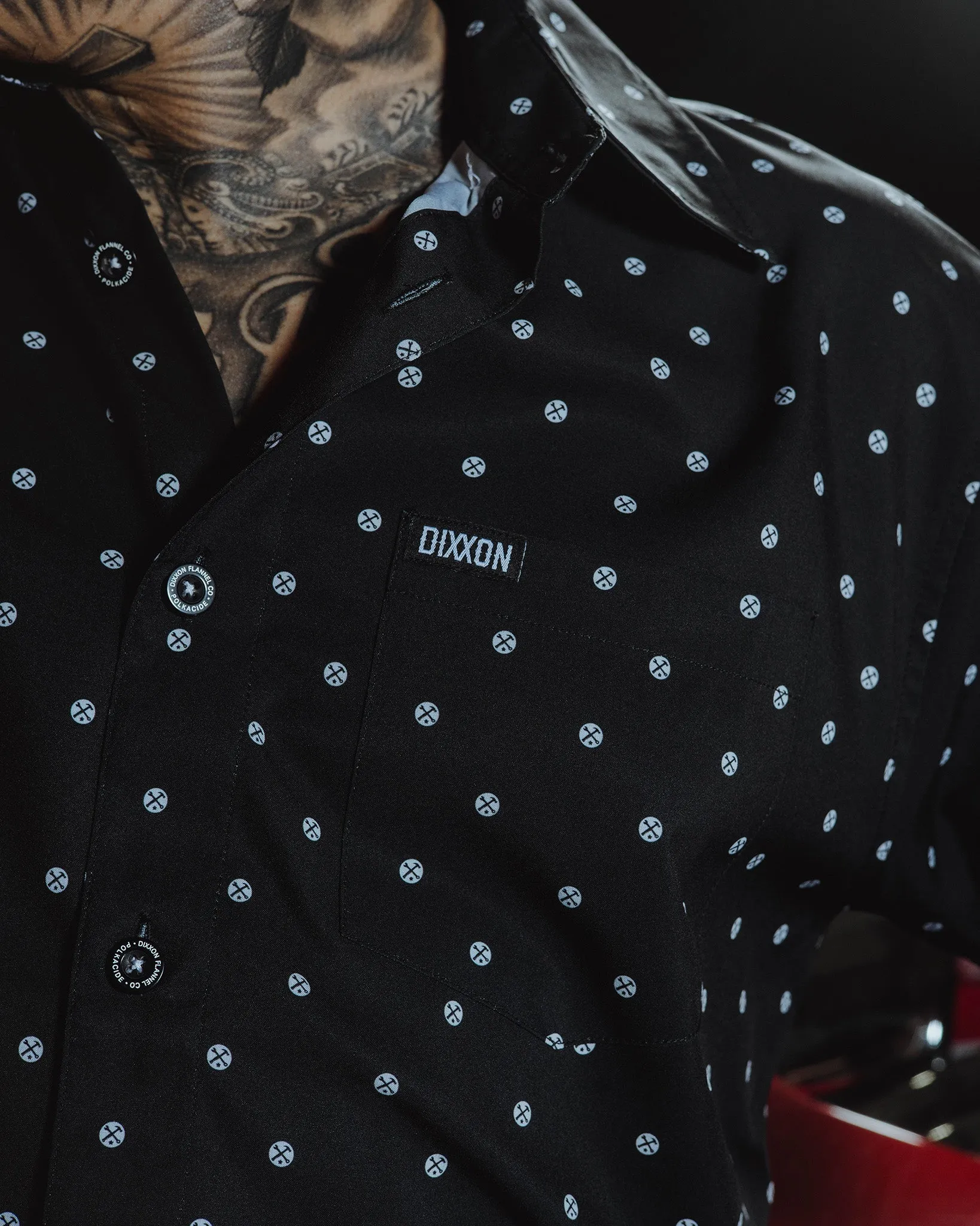 Polkacide Party Shirt - Black & White