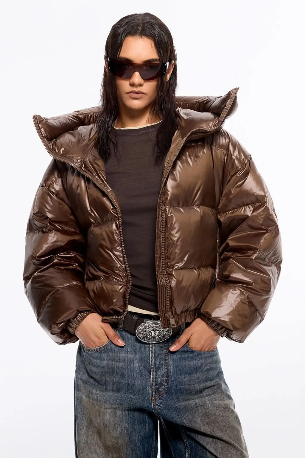 Puffer Jacket With Hood