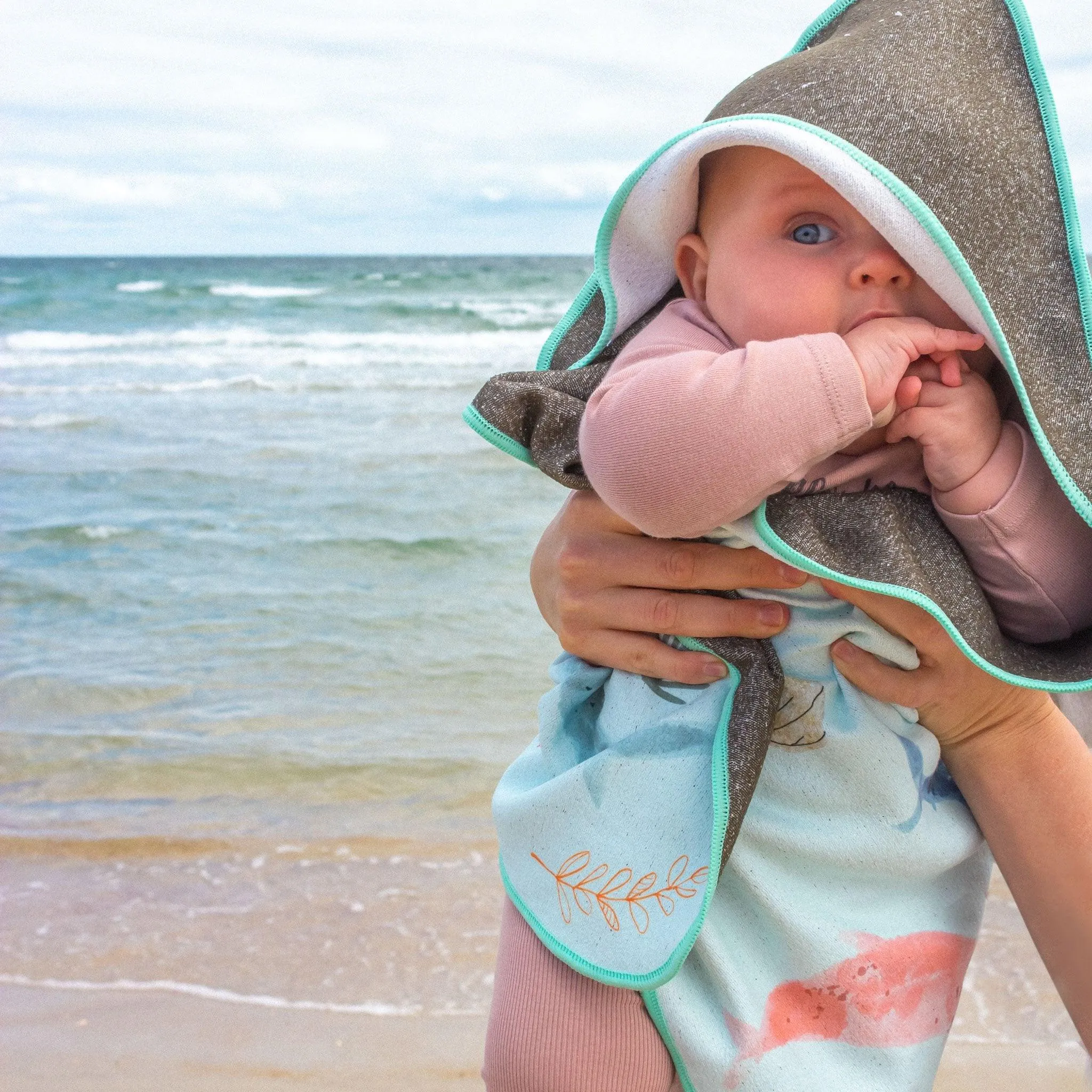 Sand Free Beach towel for babies, Sea World