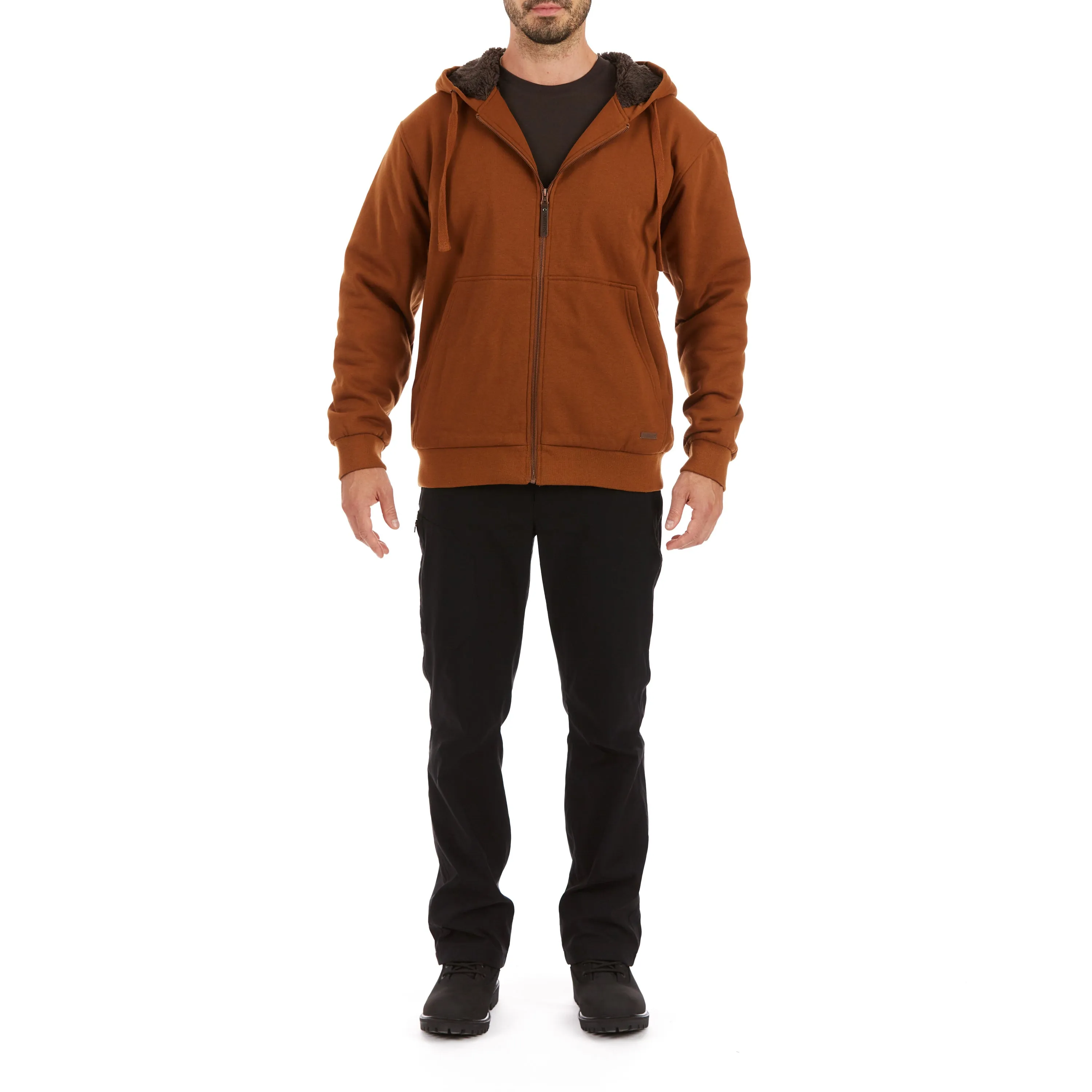 SHERPA-LINED FLEECE JACKET