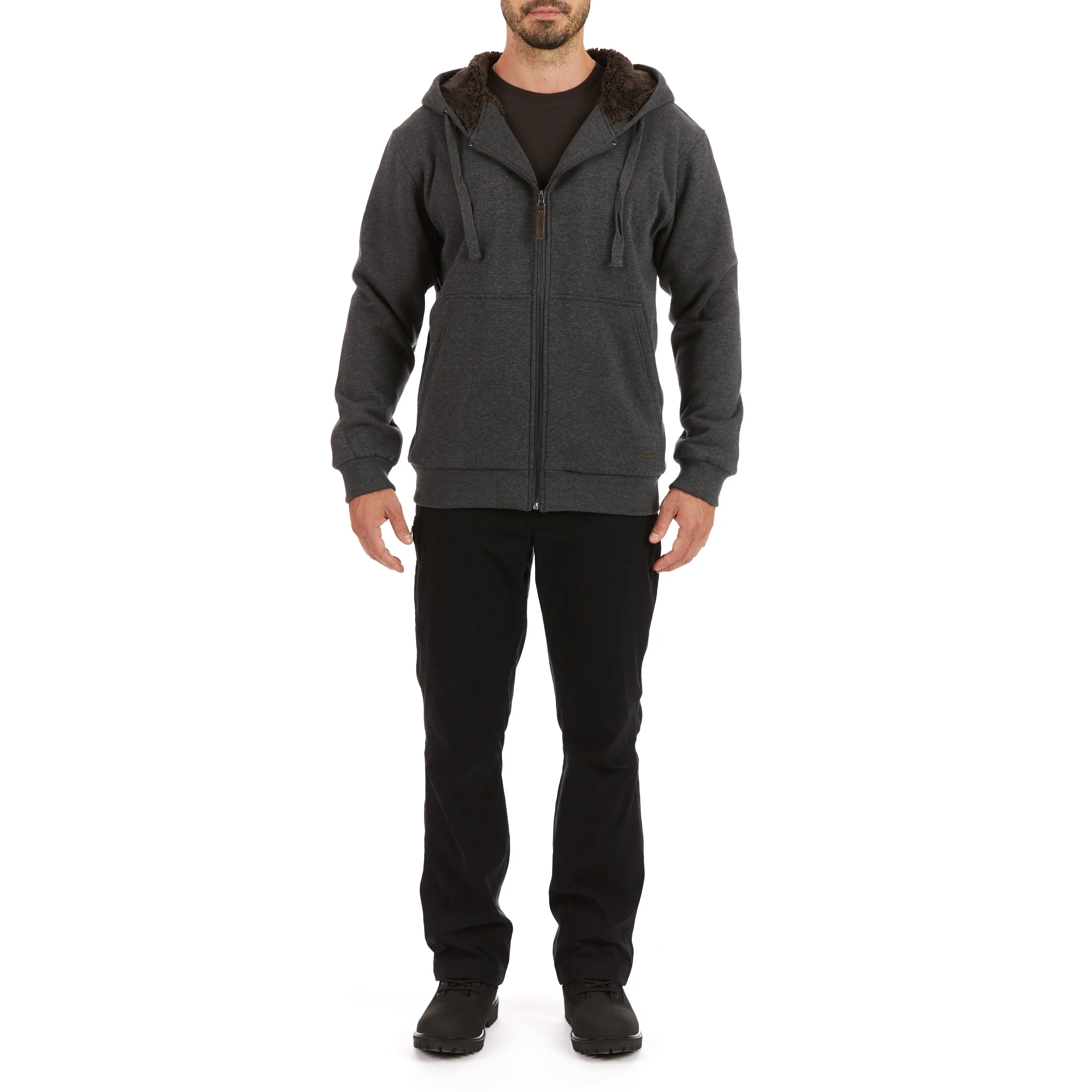 SHERPA-LINED FLEECE JACKET