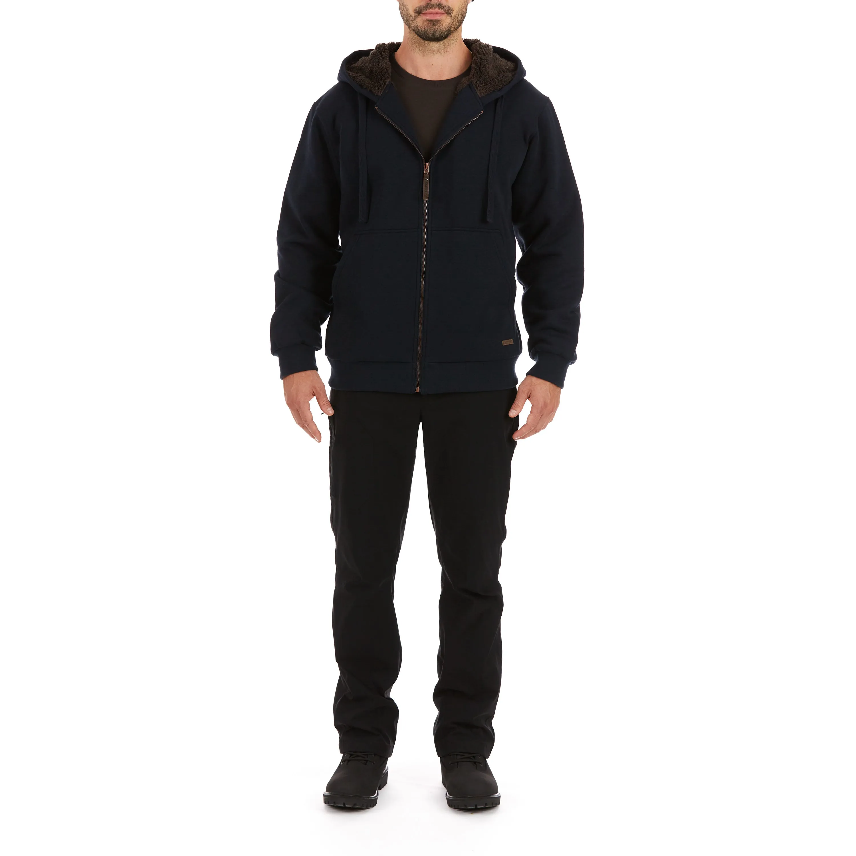 SHERPA-LINED FLEECE JACKET