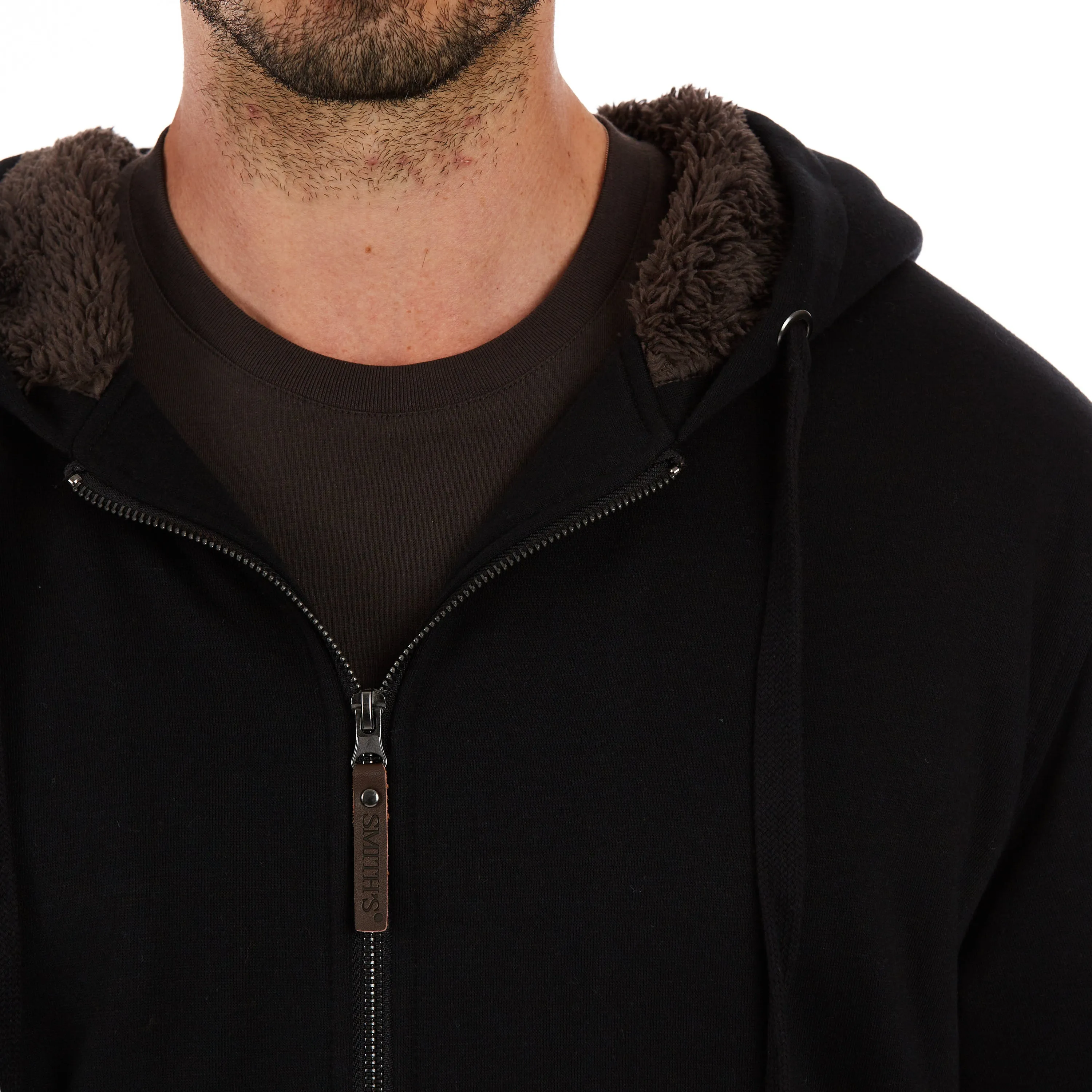 SHERPA-LINED FLEECE JACKET