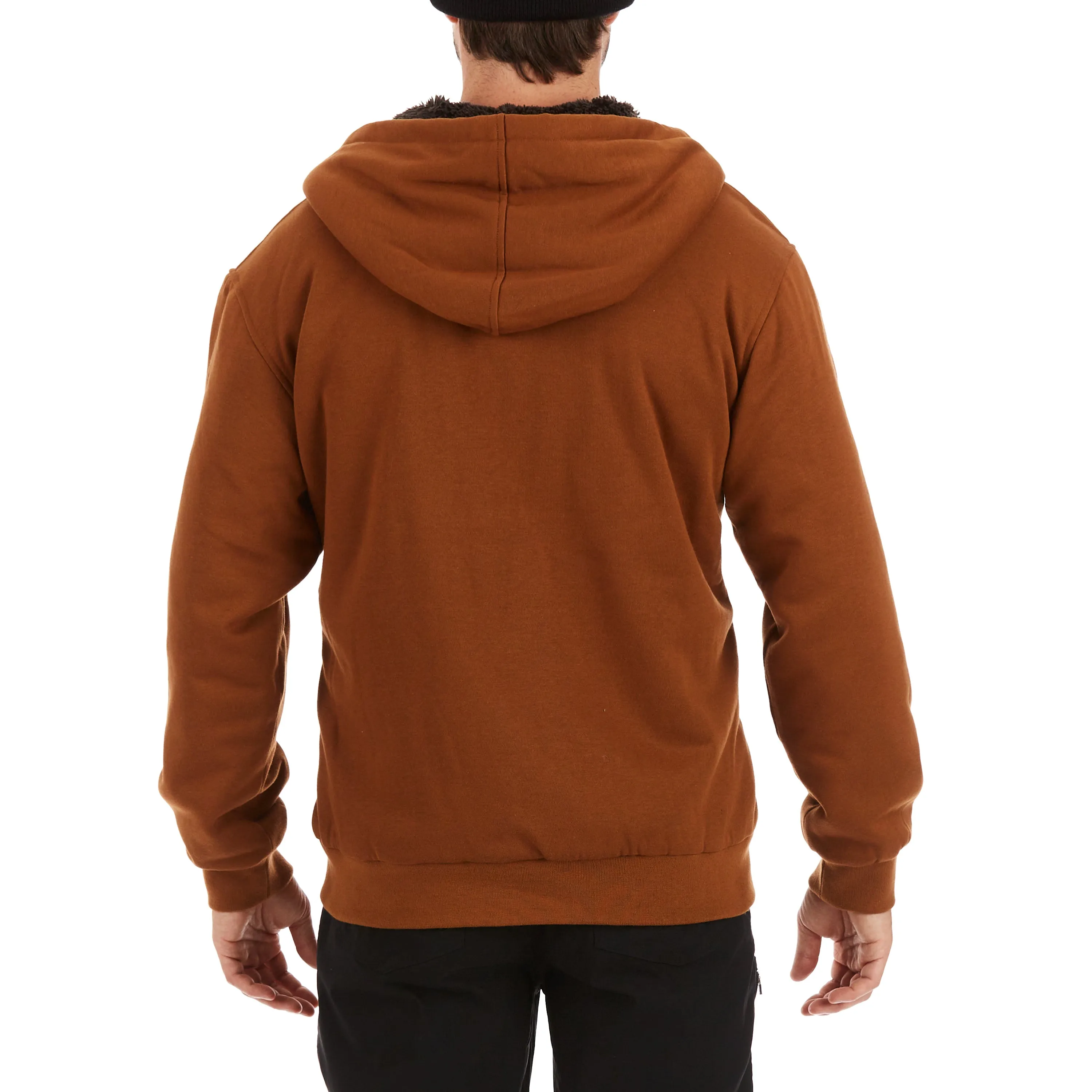 SHERPA-LINED FLEECE JACKET