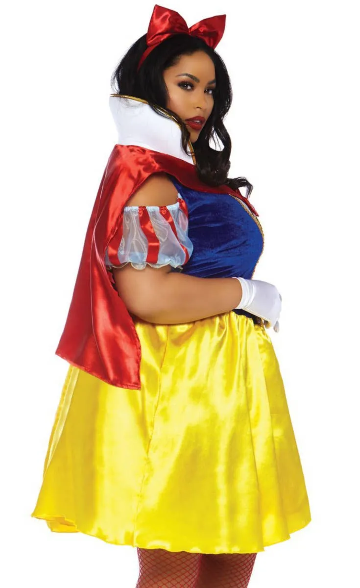 Snow White Womens Classic Plus Size Fairytale Costume