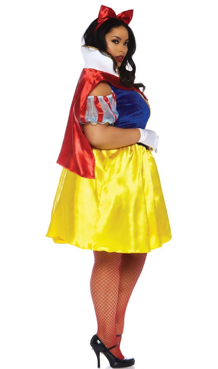 Snow White Womens Classic Plus Size Fairytale Costume