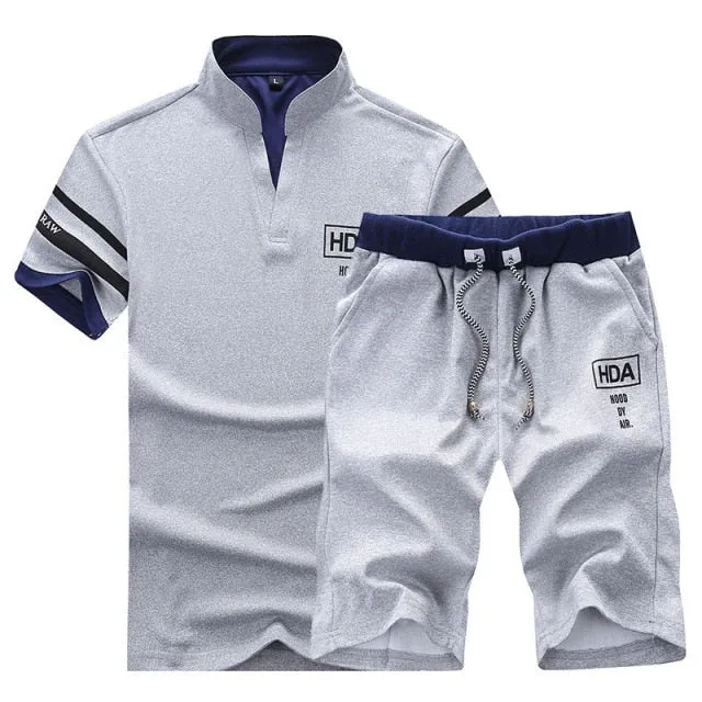 Stately Matching Track Suit Short Set