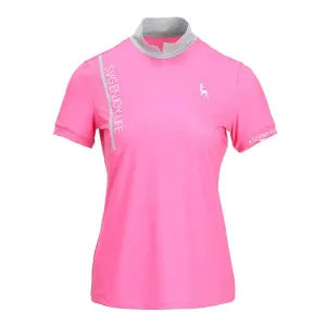 SVG Golf Stand-Up Collar Short Sleeve