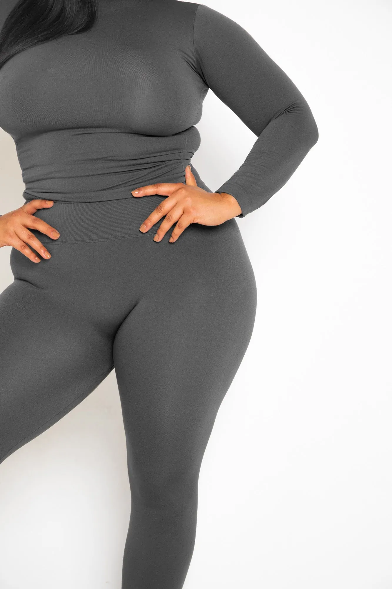 The Yoga Tummy Control Legging (gray)