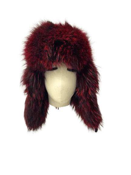 TRAPPER HAT DARKRED