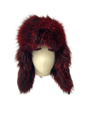 TRAPPER HAT DARKRED