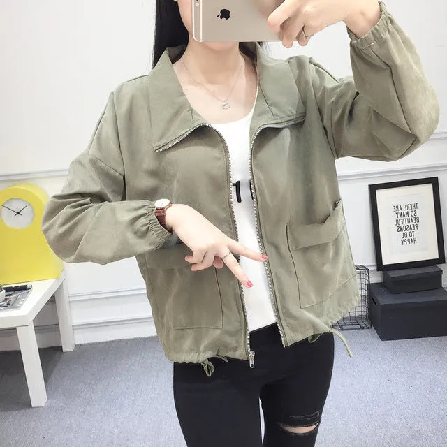 Women Jacket Basic Coat 2019 Spring Summer