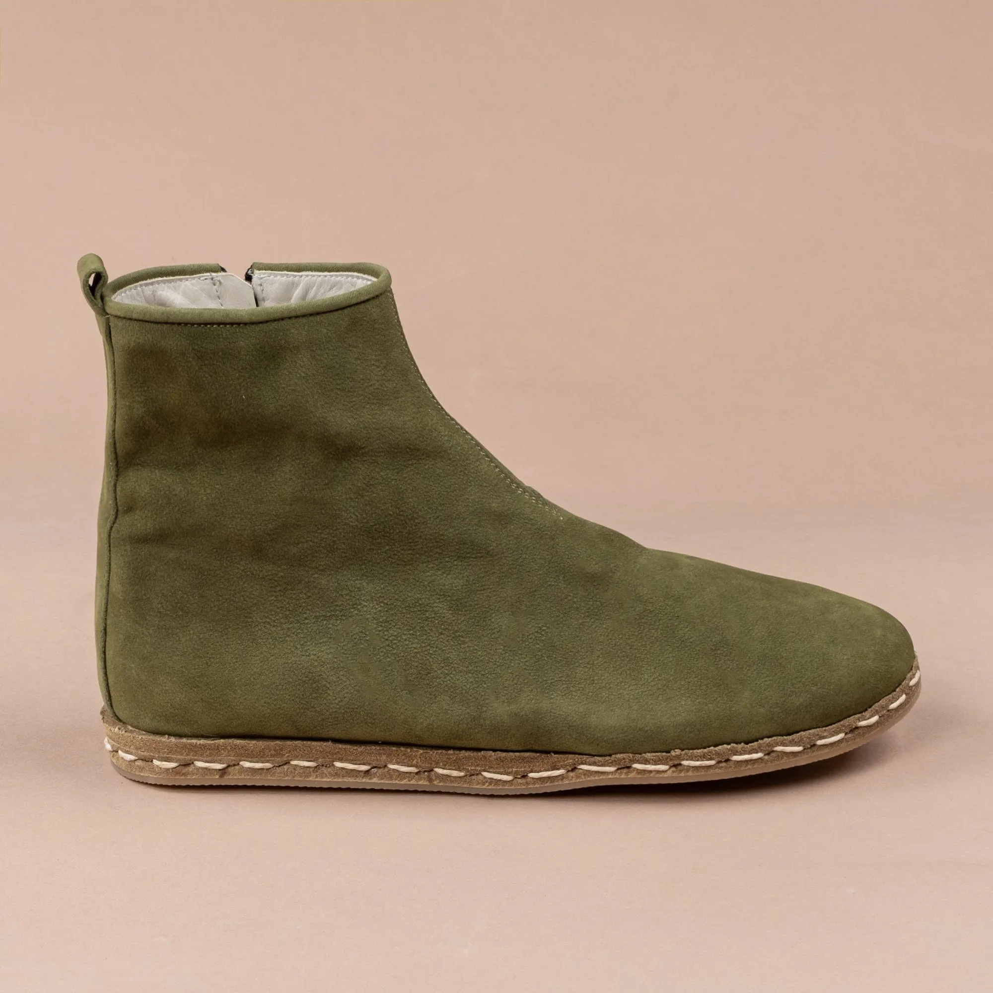 Women's Olive Boots