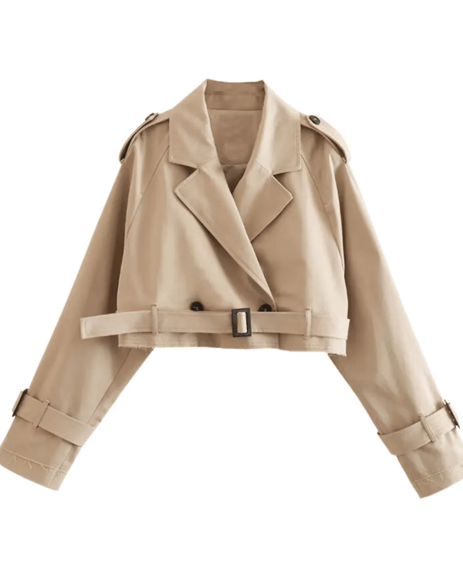 Women's Spring Belted Jacket