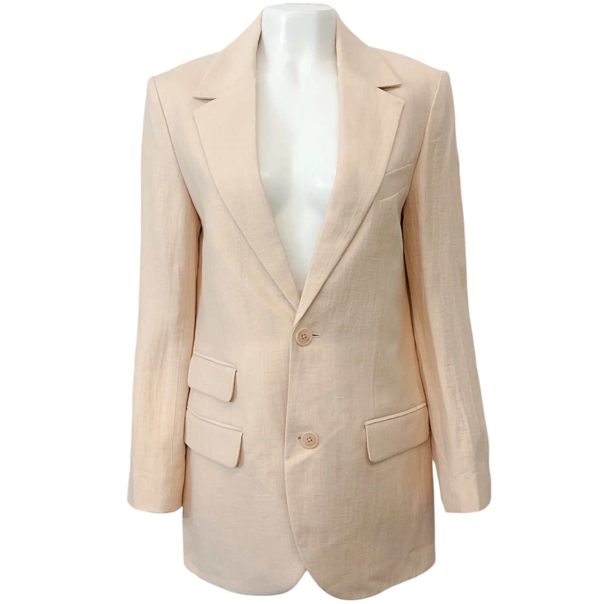 Zadig & Voltaire Beige Linen Blazer